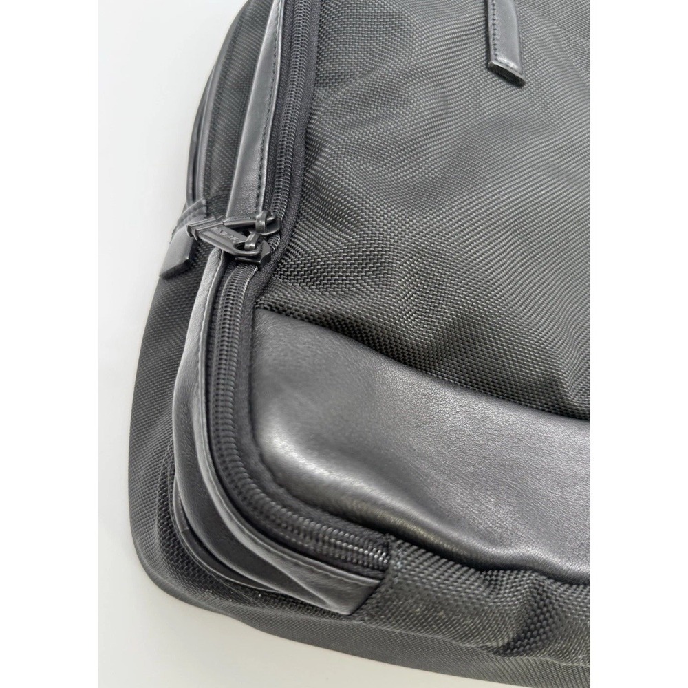 TUMI Laptop Shoulder Bag Brief‎ Bag Black Ballistic Nylon Organizer - Picture 7 of 15